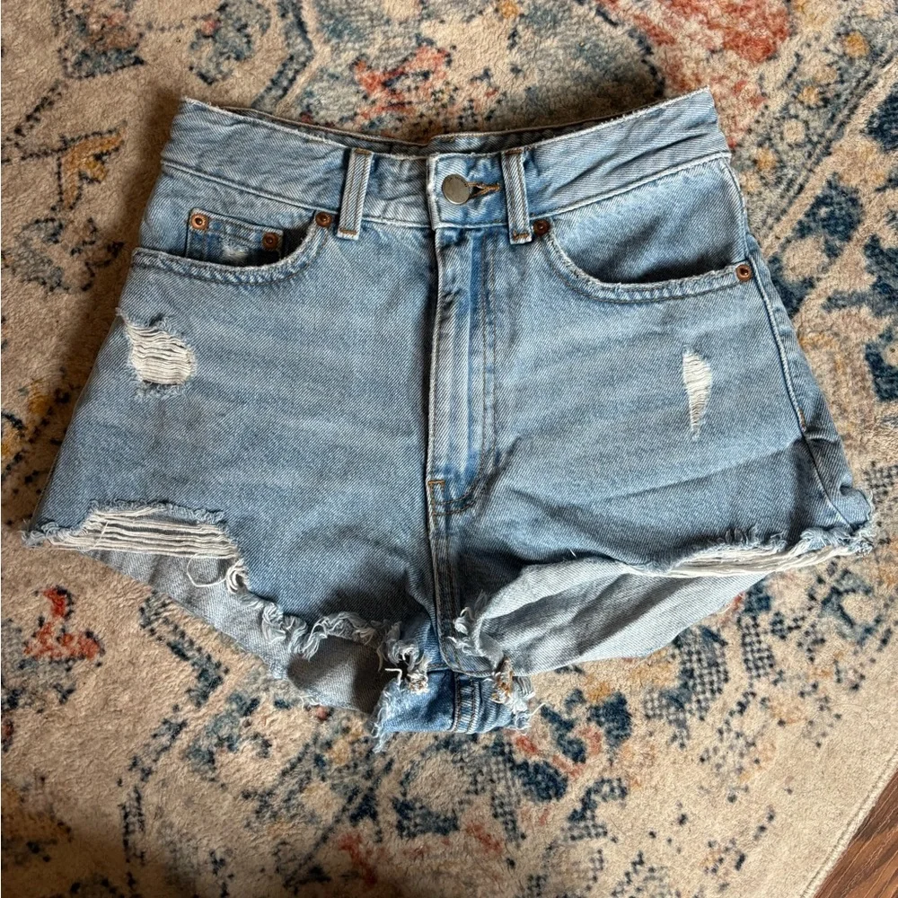 Dr.Denim Skye distressed shorts - Picture 2 of 5